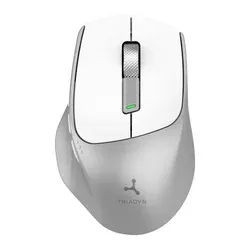 Bezdrátová kancelářská myš Triadyn GANYMEDE PRO, Bluetooth / 2,4 GHz, 1600 DPI, stříbrná