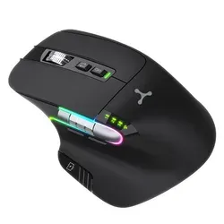 Bezdrátová myš Triadyn NEREID Akumulátorová 3200DPI Bluetooth + 2.4GHz Černá